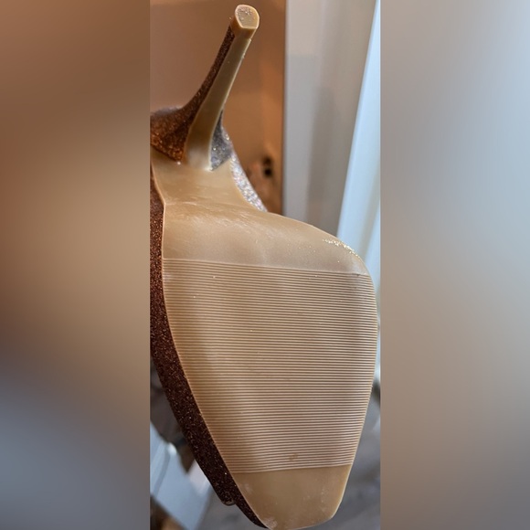 Steve Madden Shimmer Peep Toe Stilettos - Picture 5 of 5